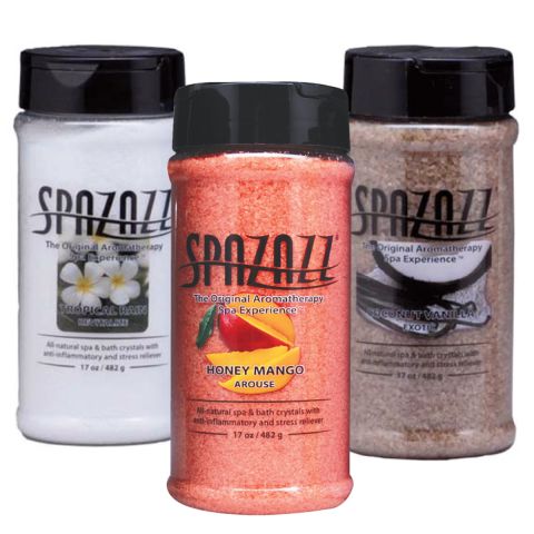 Spazazz Spa Fragrance Crystals bottles