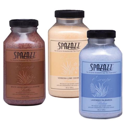 Spazazz Spa Fragrance Crystals bottles