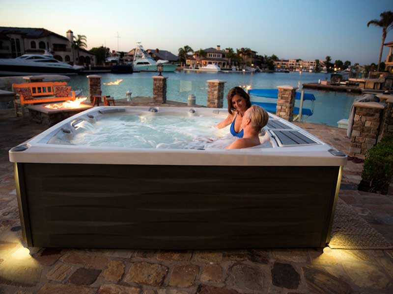 Couple Enjoying in the Hot Bath tub