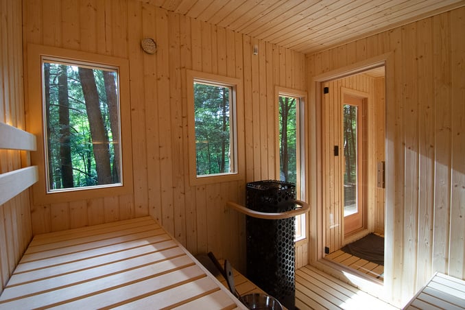 sauna interior