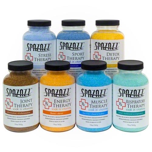 Spazazz Spa Fragrance Crystals bottles