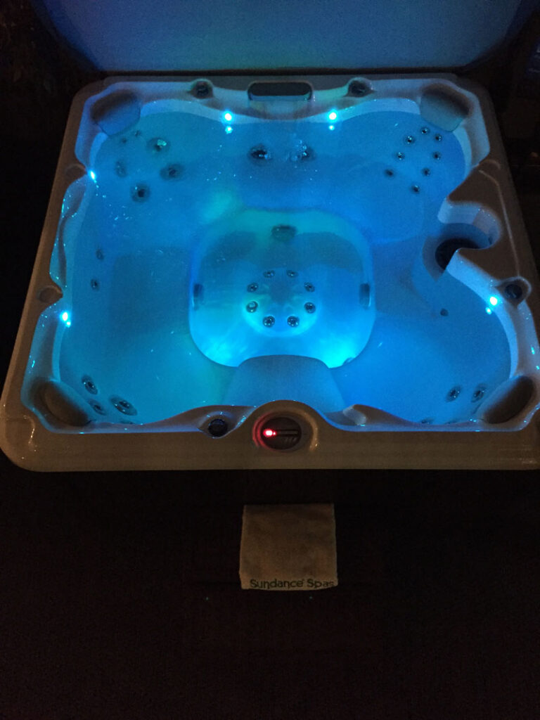 hot tub upper view