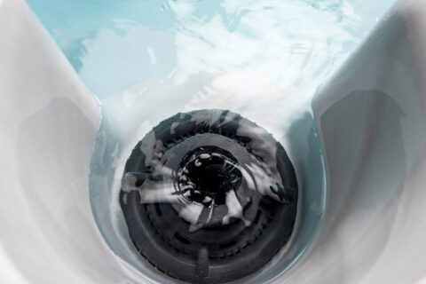 hot tub drain duct