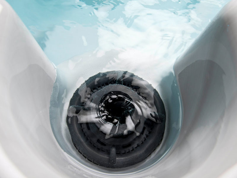 hot tub drain duct