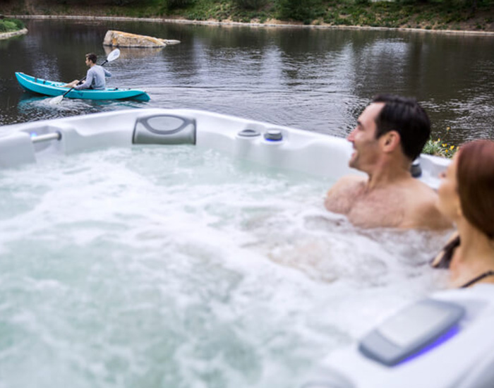 couple inside bathtub