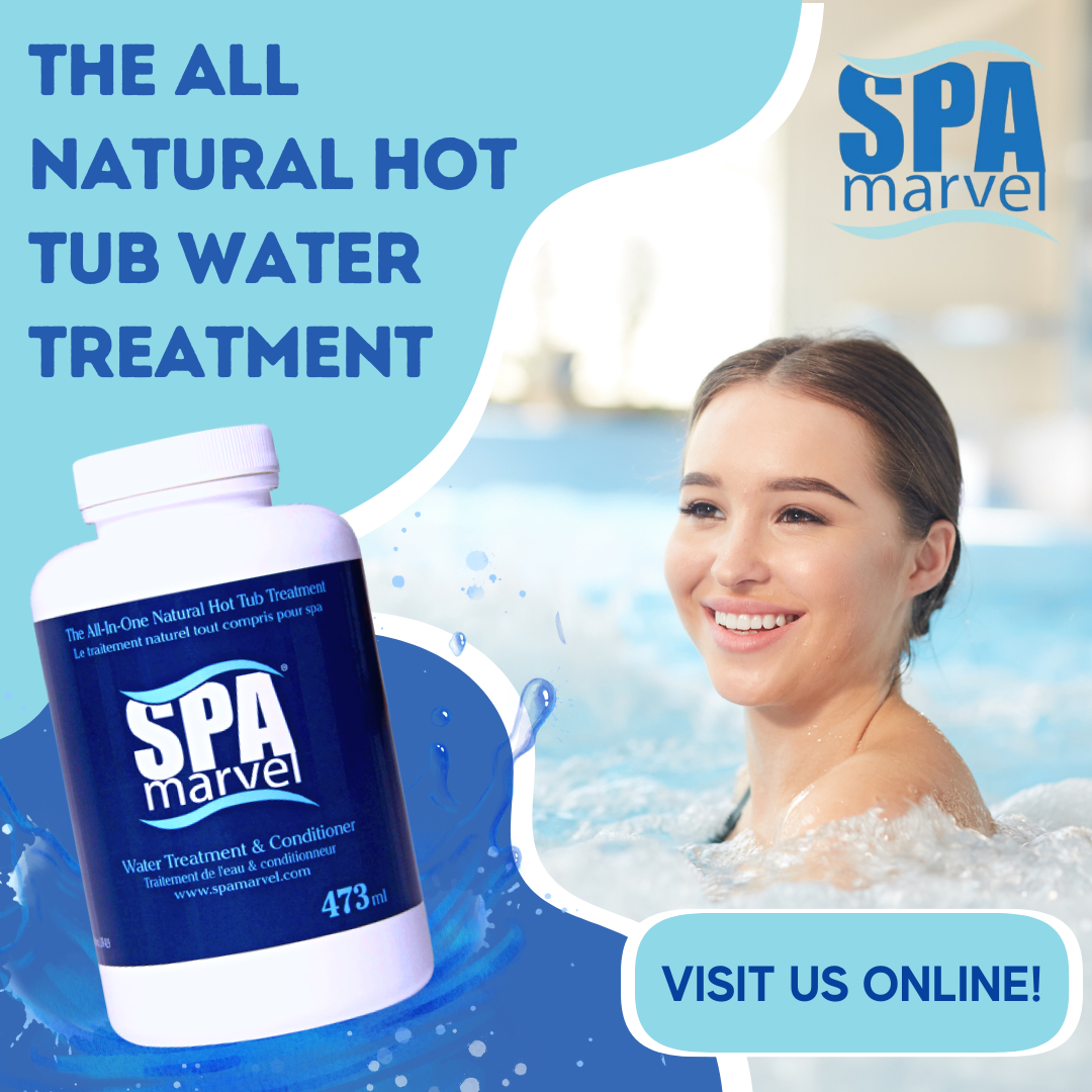Spa Marvel Natural Water Treatment For Hot Tubs & Spas - 3 Month Formula, Vitamins C, D, E, No Odor