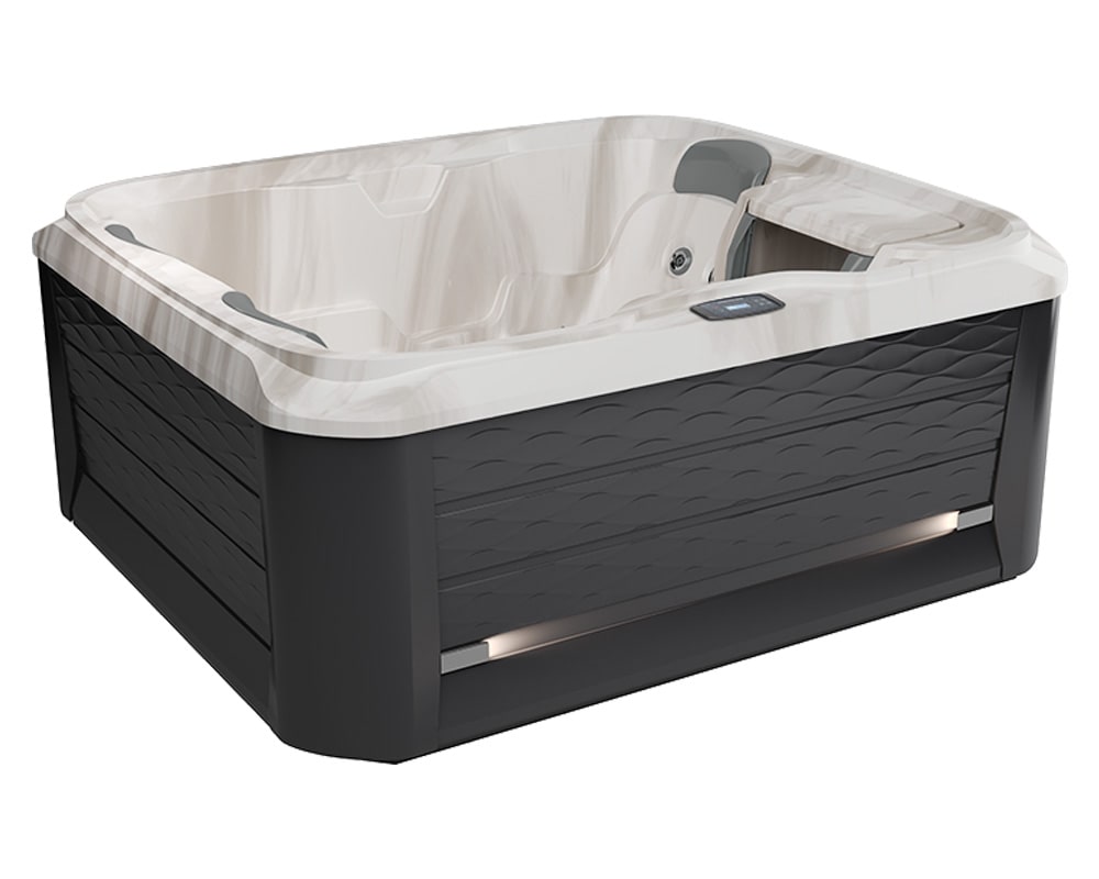 Graphite & Travertine