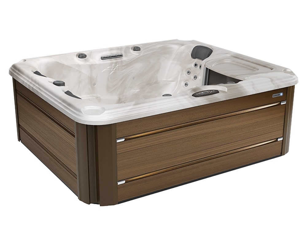 Travertine & Modern Hardwood