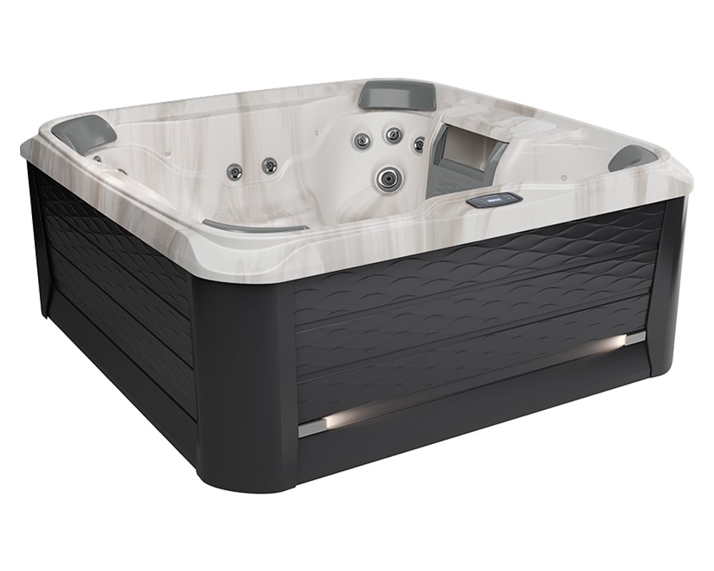 Graphite & Travertine