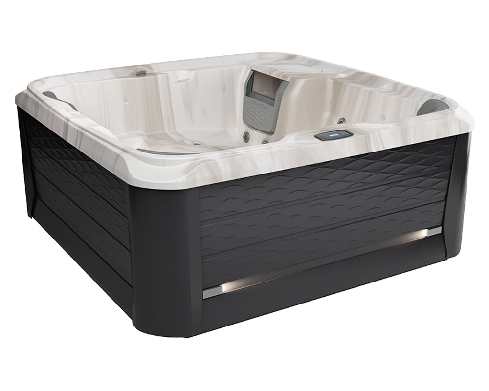 Graphite & Travertine